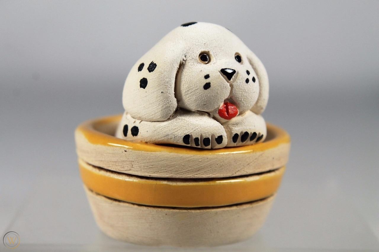 Dalmation Puppy in Tub