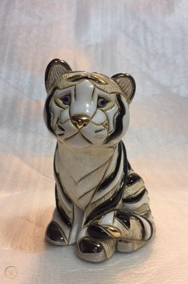 White Sitting Tiger