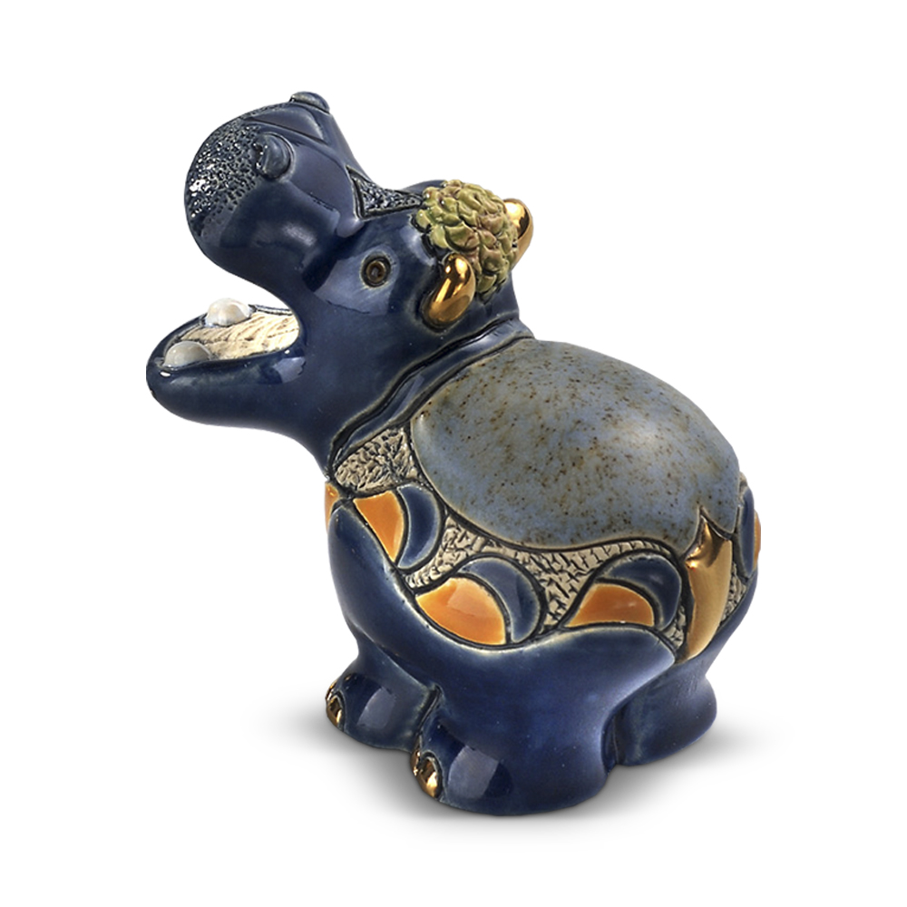 Baby Hippo w/Water Lily